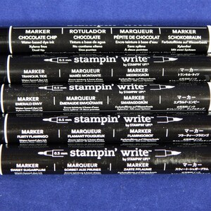 Lot Of Stampin' Up! Markers - Mix Of Current, Retired, And In-Color Shades