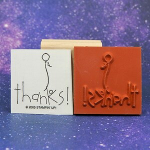 THANKS!, Unmounted Rubber Stamp by Stampin&#39; Up!