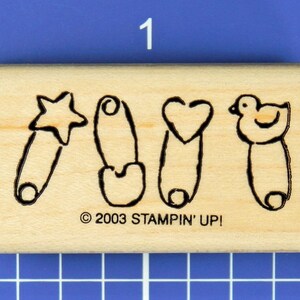 Imperdibles, sello de goma montado de Stampin' up!