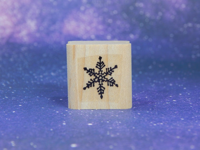 SNOWFLAKE Stampin/' Up! Wood Mounted Rubber Stamp