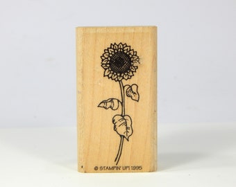 SUNFLOWER, Wood Mounted Rubber Stamp, Stampin' Up!
