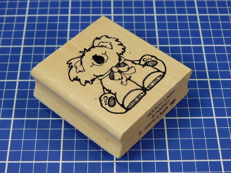 AUSSIE KOALA Rubber Stamp by Hook/'s Lines Inkers