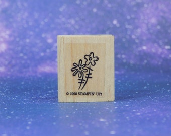 BLUMEN, auf Holz montierter Stempel von Stampin 'Up!
