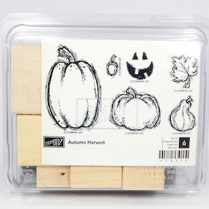 RÉCOLTE D'AUTOMNE, jeu de tampons en caoutchouc marouflés, Stampin' Up !