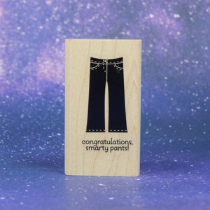 PARABÉNS Smarty Pants, Rubber Stamp, Stampin' up!