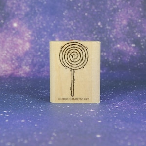 LOLLIPOP, op hout gemonteerde rubberen stempel, Stampin&#39; Up!