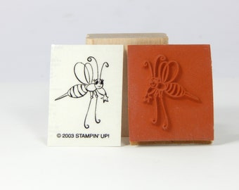 BEE with STAR, Unmounted Rubber Stamp, Stampin' Up!