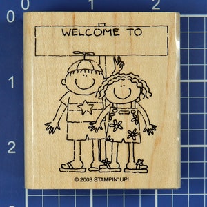 ようこそ、木製マウントゴムスタンプ、Stampin' Up! へ！