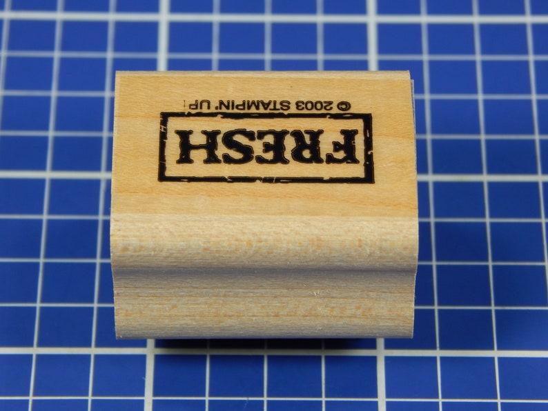 FRESH Wood Mounted Rubber Stamp by Stampin/' Up!