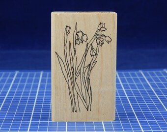 SPRING FLOWERS, Rubber Stamp par Annette Watkins