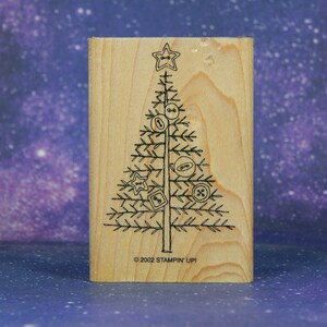 KERSTBOOM, gemonteerde rubberen stempel, Stampin&#39; Up!