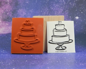 WEDDING CAKE, Unmounted Rubber Stamp, Stampin&#39; Up!