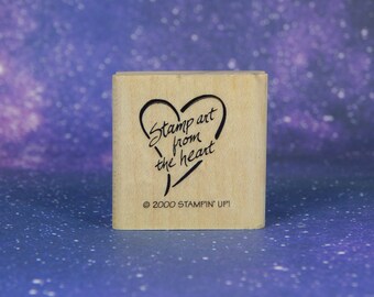 STAMP ART from the HEART, Rubber Stamp, Stampin' Up!