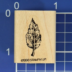 BLAD, op hout gemonteerde rubberen stempel van Stampin' Up!