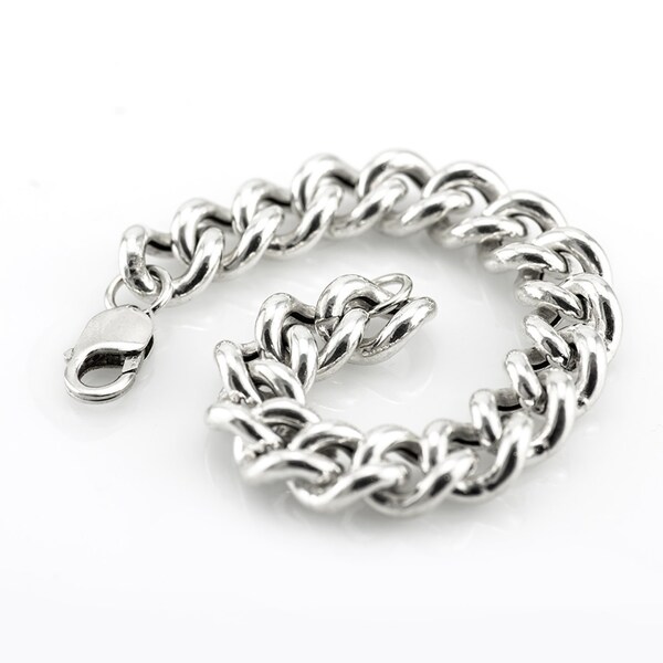 Wide 925 silver bracelet - Impressive bracelet - Boho chic style - Artistic appeal - Unisex jewelry - valentine's gift