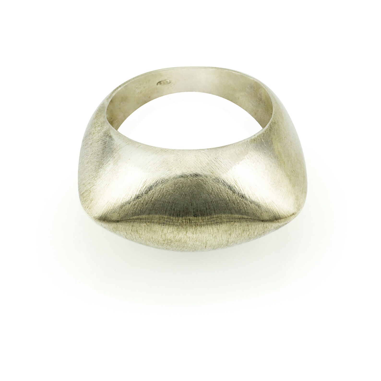 Silver Dome Ring Wide Ring Unusual Silver Ring Chunky Ring Etsy