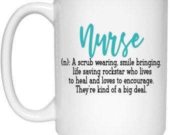 Nurse Definition 15 oz. White Mug