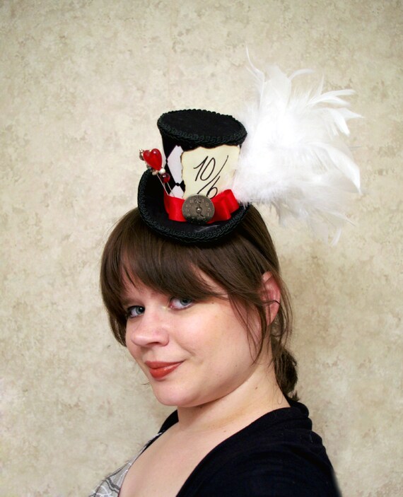 Harlequin Skull Mini Tall Hat Hats Female Harlequin Skull Mini Tall Hat Hats Female