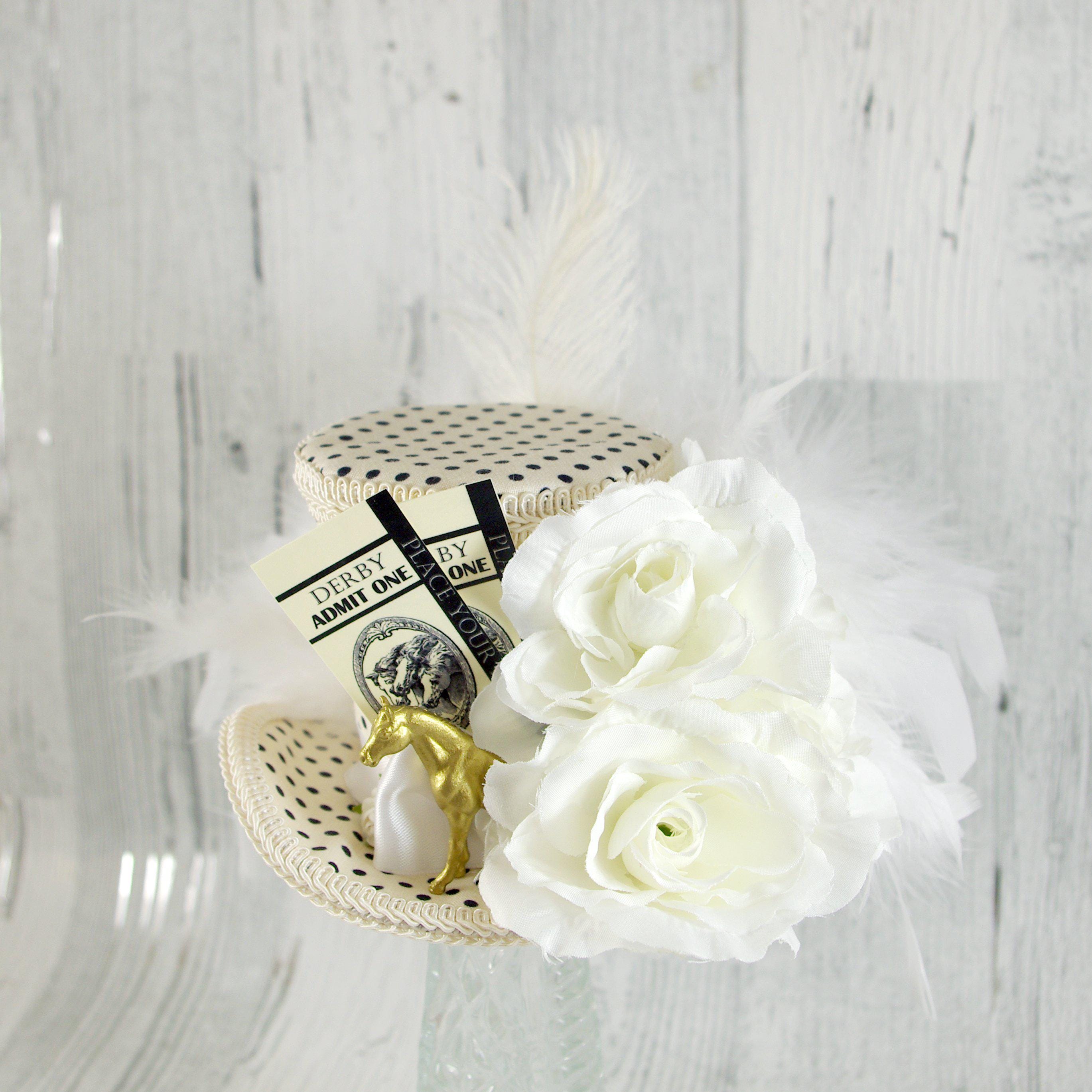 Polka Dot Derby Fascinator - Etsy