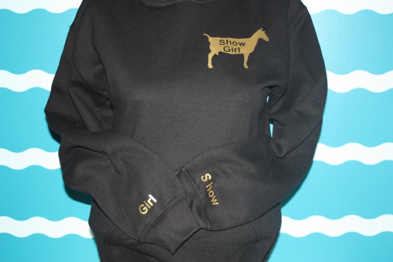Livestock Show Girl Hooded Sweatshirt Show Dairy Goat Hoodie Etsy