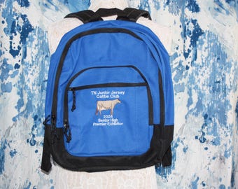 Premio de la Feria del Condado para la venta de ganado - Mochila para ganado - Premio personalizado - Fiesta del ganado - Regalo personalizado para ganado - Premios de la Feria del Condado - Expositor