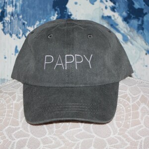 Pappy Embroidered Baseball Cap - Custom Ball Cap - Custom Gift - Gift for Pappy - Custom Pappy gift  - Trucker Cap