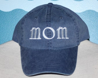 Mom Baseball Cap - Mom ball cap - new Listing - Embroidered Mom baseball cap - custom Mom hat - custom Hat - Hat for Mom - mothers day