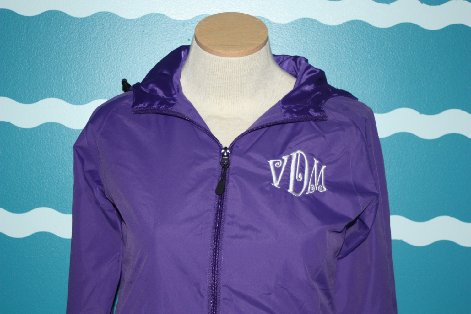 purple monogram jacket