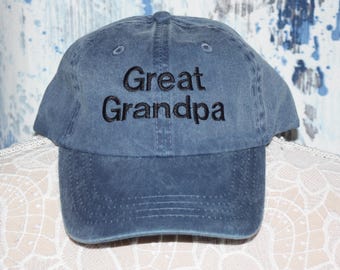 Gorra de béisbol para abuelo - Gorra para abuelo - Regalo para anunciar un bebé - Gorra de béisbol nueva - Gorra de béisbol para abuelo