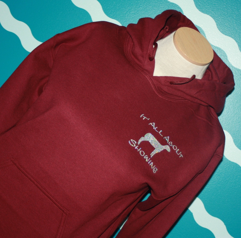 Show lamb hooded sweatshirt Livestock show girl hoodie Etsy