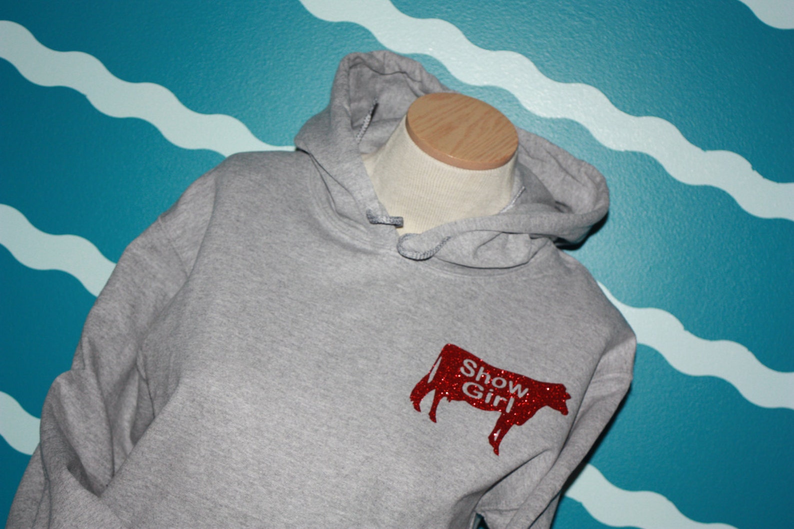Dairy Cow Show Girl Hooded Sweatshirt Custom Dairy Cow Etsy