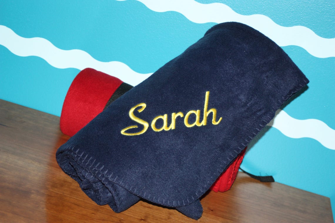 Fleece Blanket Personalized Fleece Blanket Custom Etsy