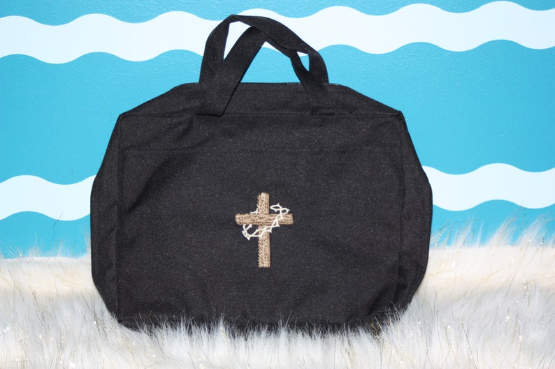 Bible Cover Bible Bag Embroidered Bible Cover Etsy