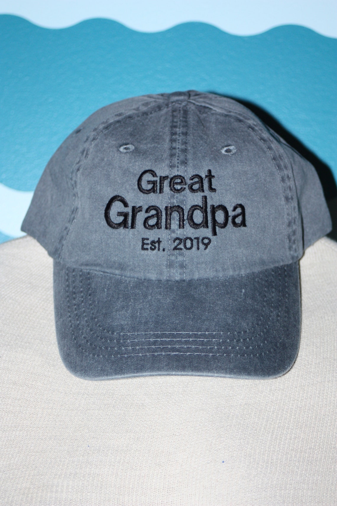 Hccfit "Grandpa" Baseball Hat - Adjustable Cotton Cap, Fun Gift For Dad Or Grandpa