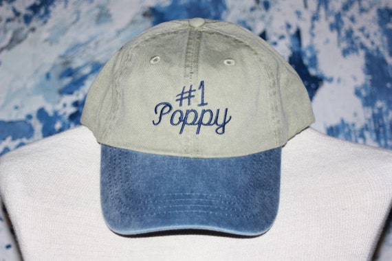 Poppy Baseball Cap Embroidered Hat 