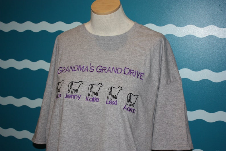 grandma's tshirt grandma shirt livestock grandma shirt grandma's finial drive grandma show shirt grandma gift grandma cow tshirt image 2