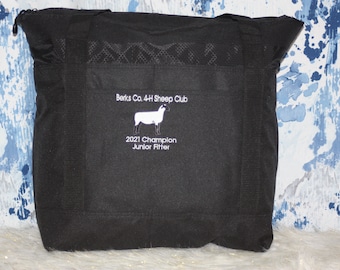 Large Cooler Tote - Livestock Show - Barn Award - County Fair Show Awards -