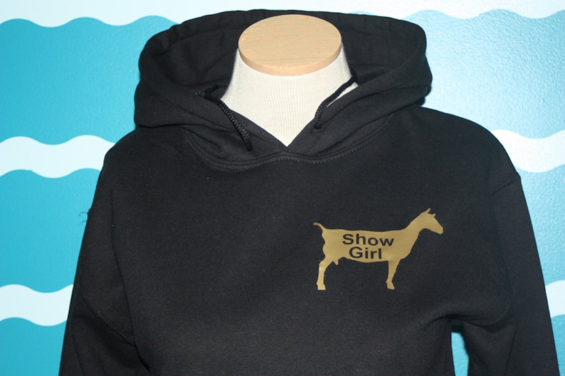 Livestock Show Girl Hooded Sweatshirt Show Dairy Goat Hoodie Etsy