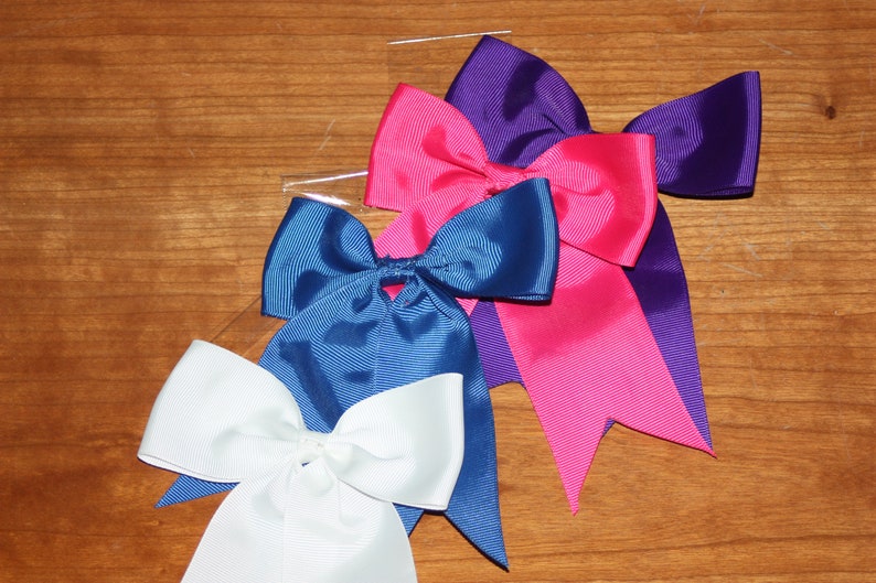 Goat Hair Accessorie Monogrammed Heifer Hair Bow Show Bling Hair Bow Cattle Hair Barrette Livestock Shower Hair Tie