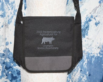 Enfriador de premios de ganado personalizado - Tote de bolsa más fresca - Premio granero - Premios de feria del condado