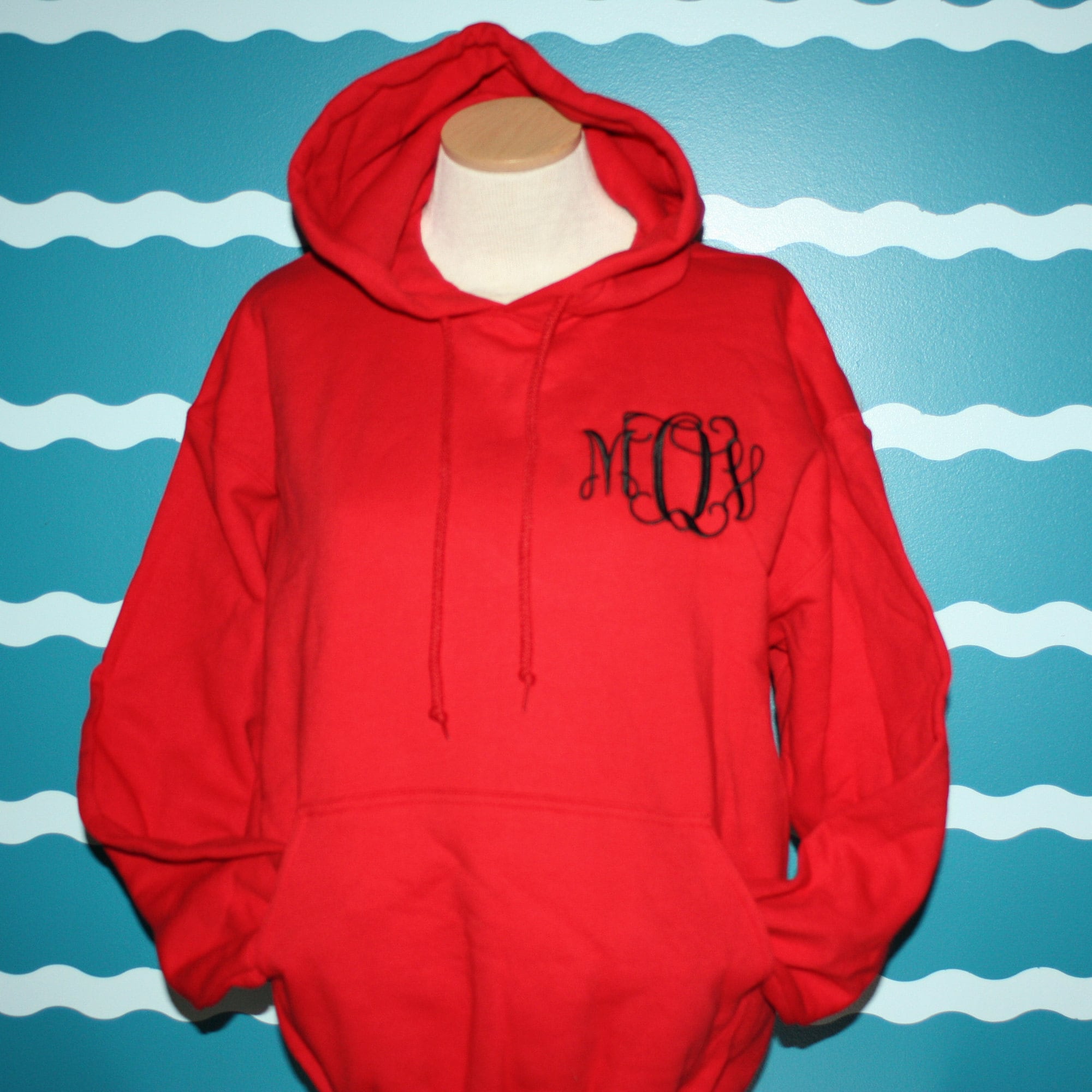 monogrammed hoodies cheap
