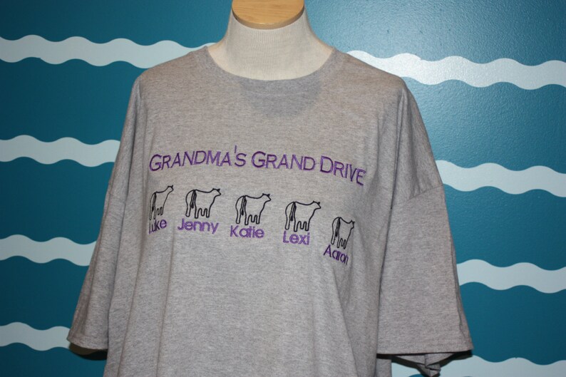 grandma's tshirt grandma shirt livestock grandma shirt grandma's finial drive grandma show shirt grandma gift grandma cow tshirt image 4