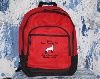 Premio Mochila para Ganado - Premios de Exhibición Ganadera - Premio Personalizado - Ducha para Ganado - Regalo Personalizado para Ganado - Premios de Feria del Condado - Premio de Rodeo