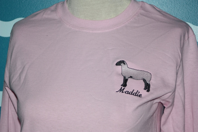 Custom Lamb Tshirt Livestock Lamb Show Awards Tshirt Etsy