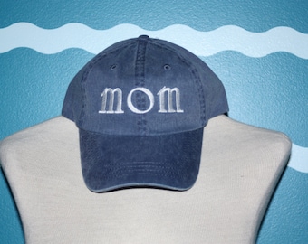 Mom Baseball Hat - Custom Gift for Mom - Embroidered Ball Cap For Mom - Gift for Her - Under 20 Gift - Mother's Day Gift - Custom Embroidery