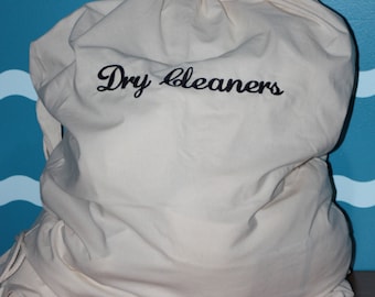 Dry Cleaners Laundry Bag - Laundry Dry Clean - Laundry Hamper - Personalized Laundry Bag - Hamper Bag - Wedding Gift - New Home