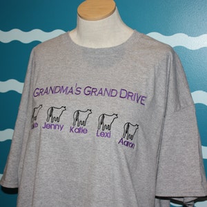 grandma's tshirt grandma shirt livestock grandma shirt grandma's finial drive grandma show shirt grandma gift grandma cow tshirt image 5