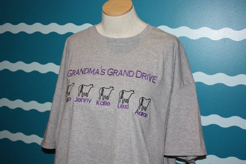 grandma's tshirt grandma shirt livestock grandma shirt grandma's finial drive grandma show shirt grandma gift grandma cow tshirt image 5