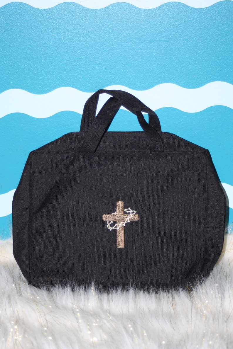 Bible Cover Bible Bag Embroidered Bible Cover Etsy