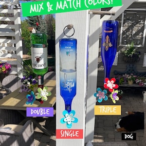 NectarGUARD Kits turn your own Recycled bottles into the best Hummingbird Feeder!